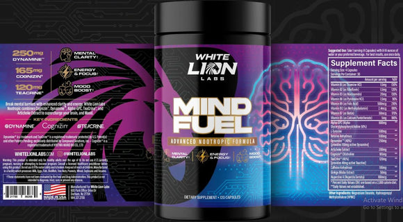 Mind Fuel White Lion Labs|Lowcostvitamin.com|Memory