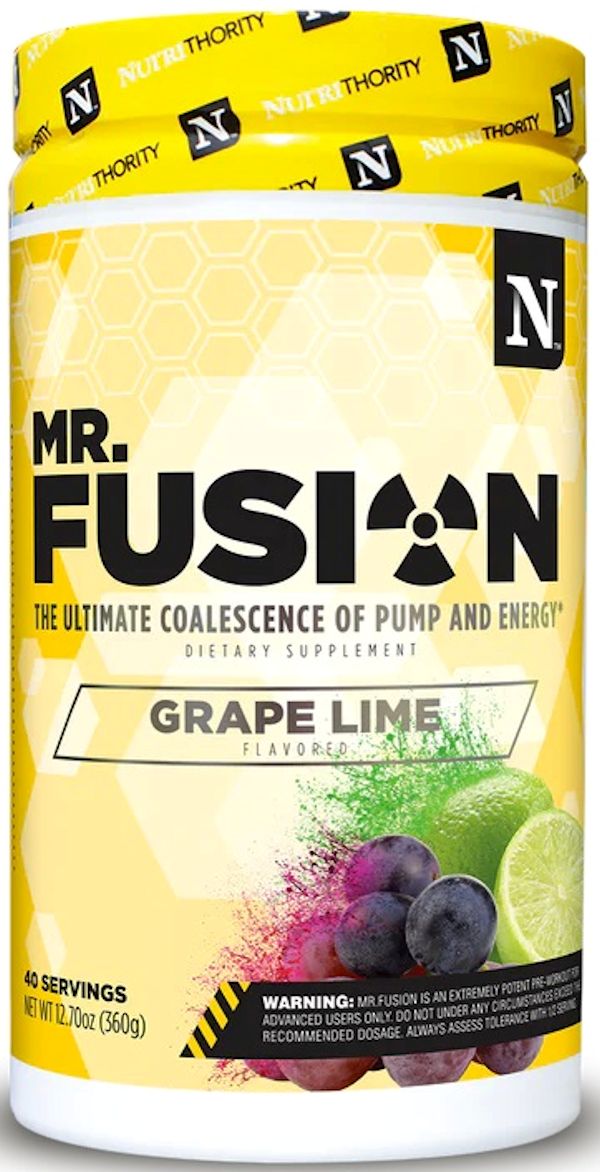 Nutrithority Mr. Fusion Pre-Workout 40 servings|Lowcostvitamin.com