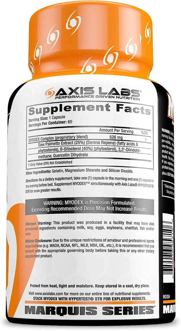 Axis Labs MYODEX 60 Caps|Lowcostvitamin.com|Test Booster