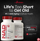 Metabolic Nutrition NAD Daily 150mg Anti-Aging Cellular Rejuvenator|Lowcostvitamin.com|Anti Aging