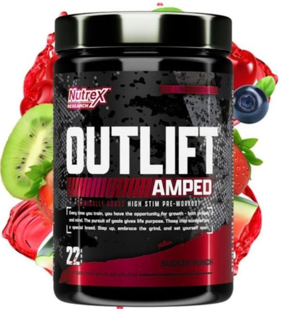 Nutrex Outlift Amped High-Stim Pre-Workout|Lowcostvitamin.com|Pre-Workout
