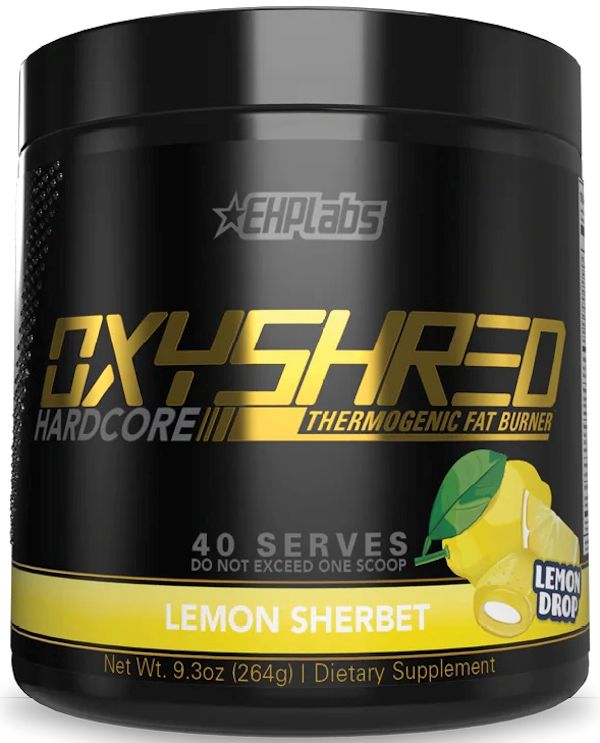EHPLabs OxyShred Hardcore pre-workout lemon