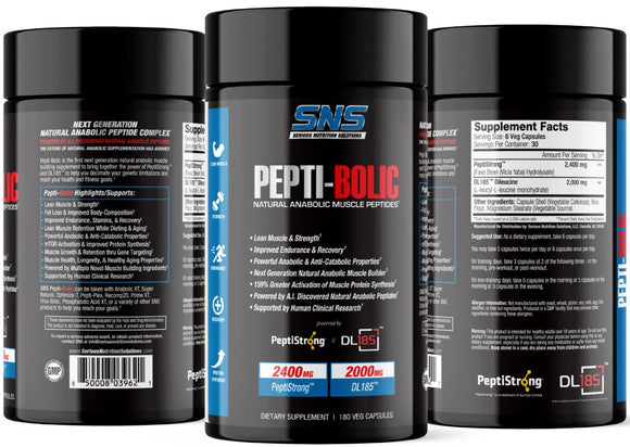 Serious Nutrition Solutions Pepti-Bolic 180 Capsules