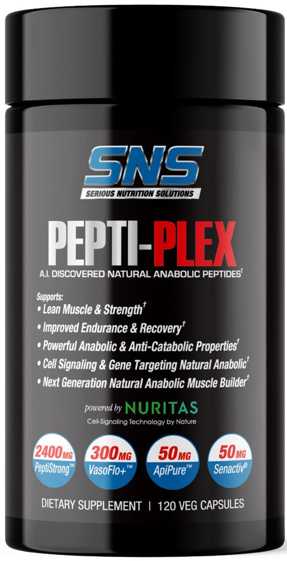Serious Nutrition Solutions SNS Pepti-Plex - 120 Cap|Lowcostvitamin.com|Muscle Builder