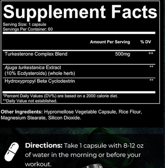 Enhanced Labs Phytoturk 60 Capsules|Lowcostvitamin.com|Test Booster