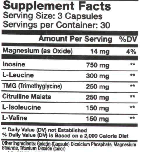 EFX Sports Kre-Alkalyn Hardcore 120 caps. w/FREE Pre-Power