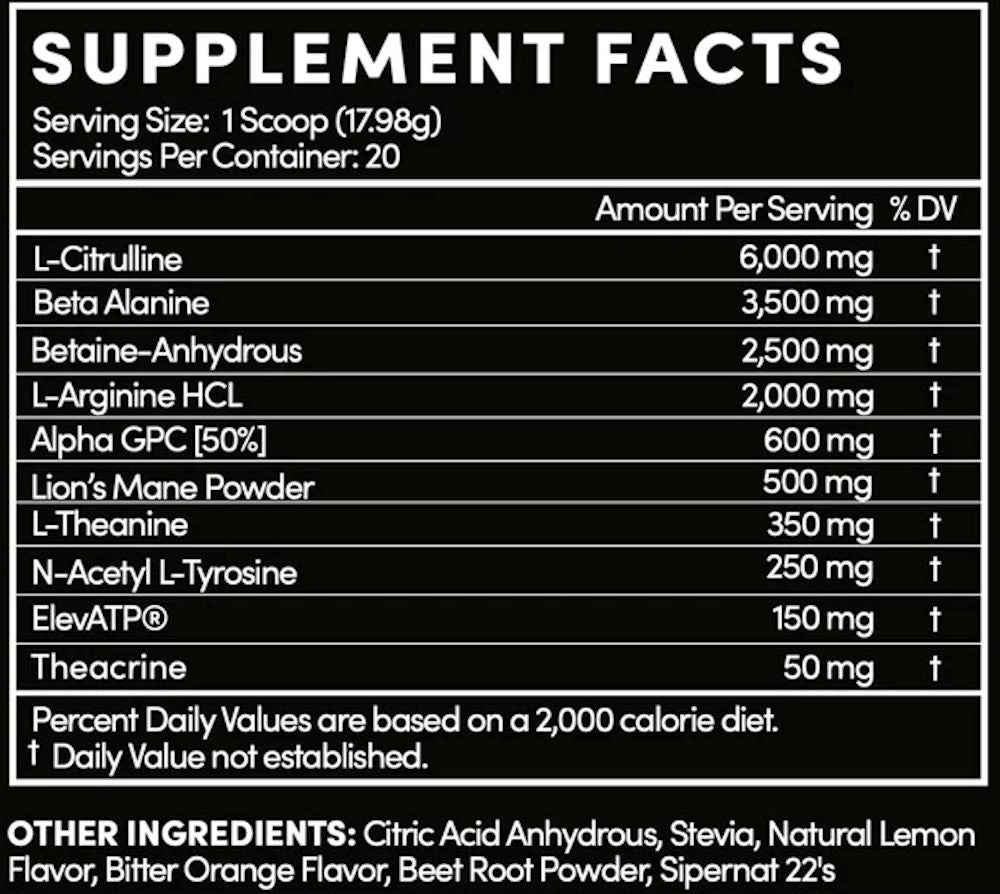Thentic Pre Non-Stim Pre-Workout|Lowcostvitamin.com|Pre-Workout