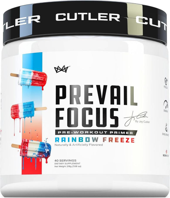 Cutler Prevail Pre Workout Powder with Nootropics Lazer Focus and Energy Stim|Lowcostvitamin.com|Pre-Workout