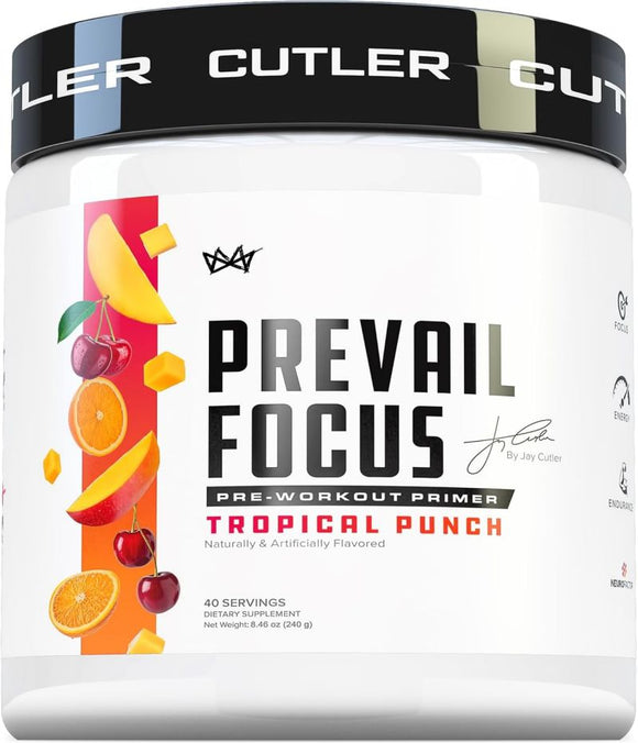 Cutler Prevail Pre Workout Powder with Nootropics Lazer Focus and Energy Stim|Lowcostvitamin.com|Pre-Workout