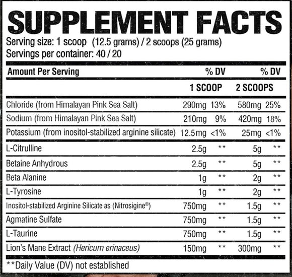 RAW Nutrition Pump Non Stim Pre-Workout|Lowcostvitamin.com|Pre-Workout