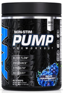 AN Supps Pump Non-Stim Pre-Workout Blue Raspberry|Lowcostvitamin.com|Pre-Workout