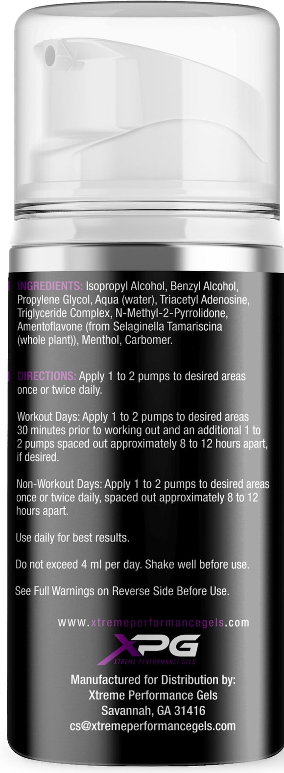 Xtreme Performance Gels XPG Pump Gel Muscle Pumps|Lowcostvitamin.com|Muscle Pumps