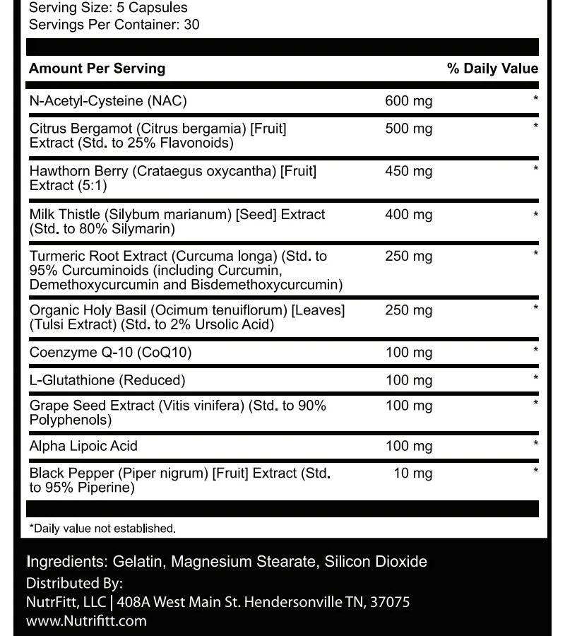 Nutrifitt Regenesis 150 Caps fact|Lowcostvitamin.com