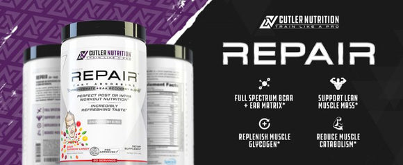 Cutler REPAIR Pre, POST WORKOUT Muscle Recovery