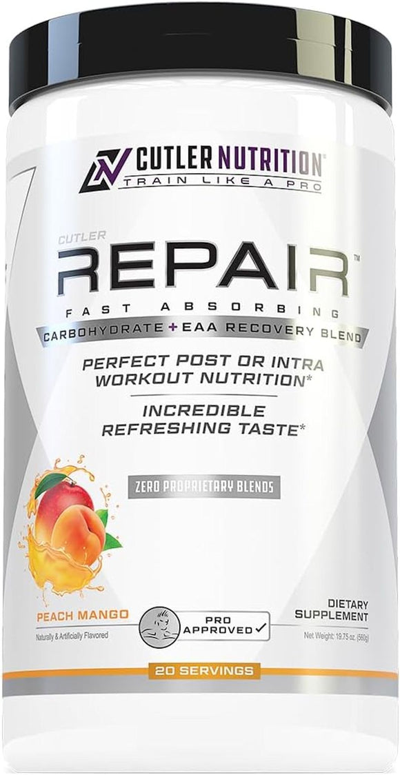 Cutler REPAIR Pre, POST WORKOUT Muscle Recovery|Lowcostvitamin.com|BCAAs