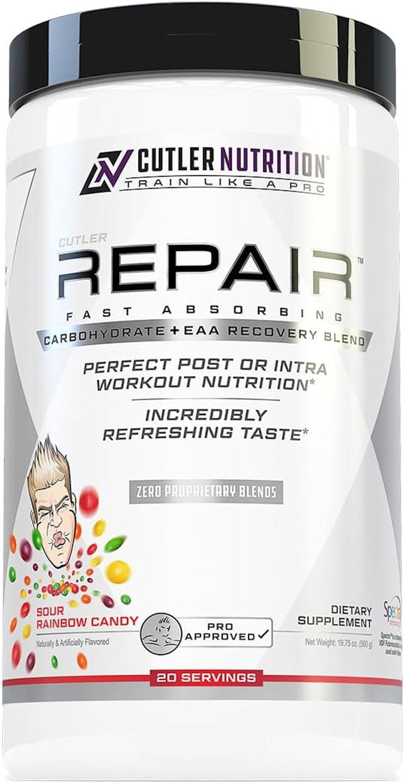 Cutler REPAIR Pre, POST WORKOUT Muscle Recovery|Lowcostvitamin.com|BCAAs