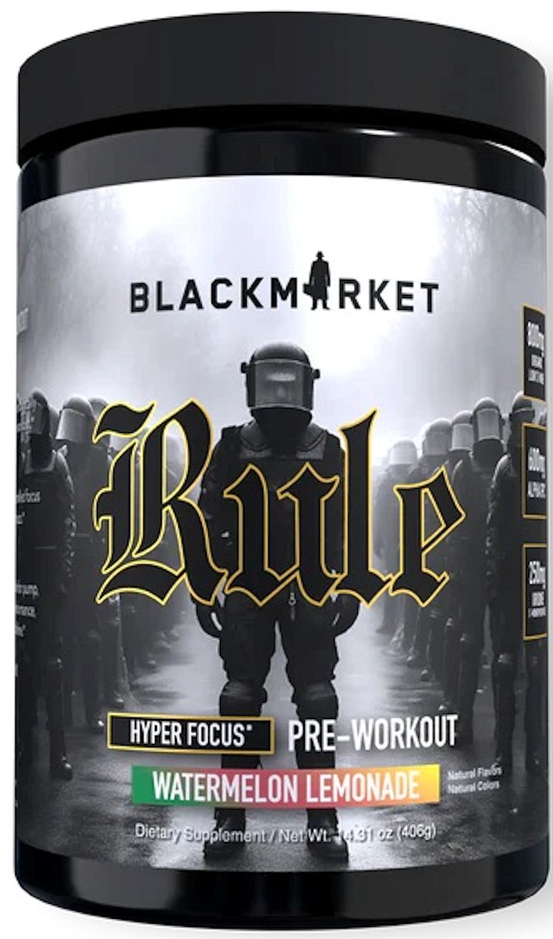 BlackMarket Labs Rule Pre Workout peach