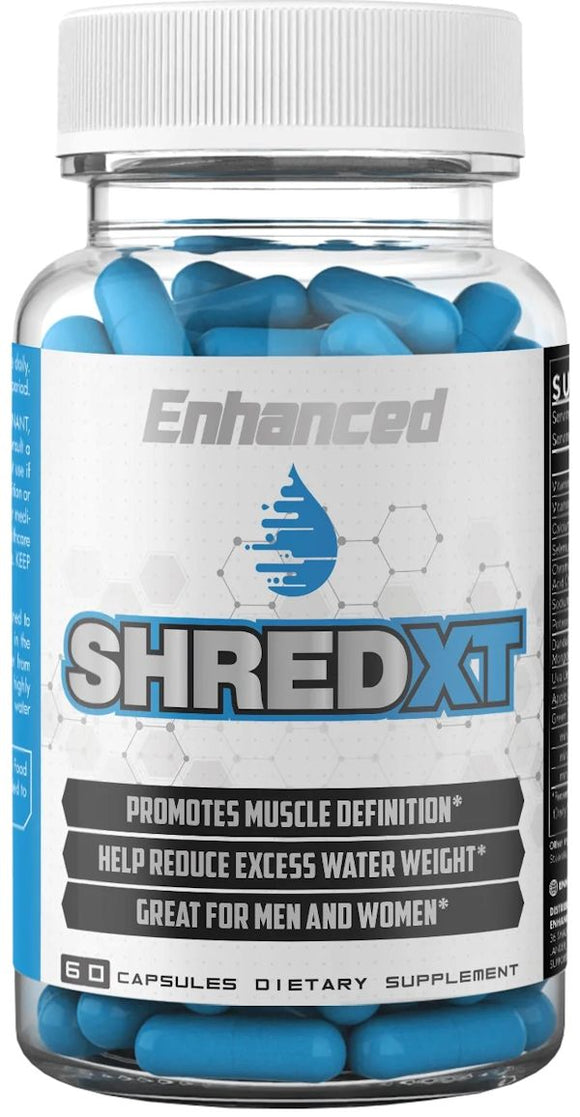 Enhanced Labs Shred XT Diuretic 60 Caps|Lowcostvitamin.com|Diuretics