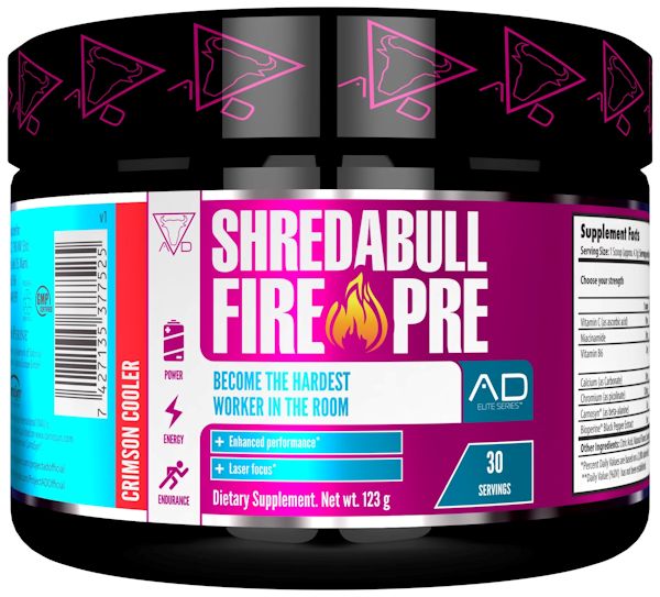 Project AD Shredabull Fire Pre-Workout ocean Breezy