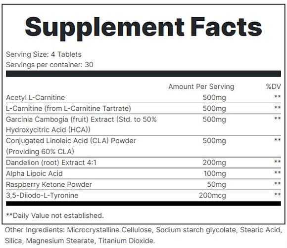 Redcon1 Silencer Stimulant Free Fat Burner 120 Caps|Lowcostvitamin.com|Fat Burner