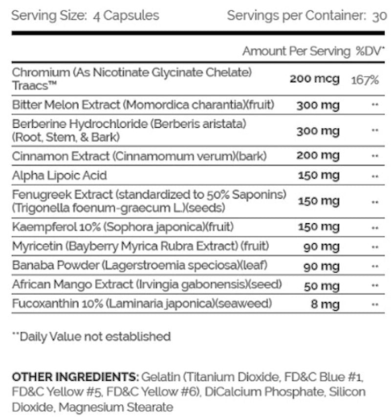 Enhanced Labs Slin Glucose Disposal 120 Caps|Lowcostvitamin.com