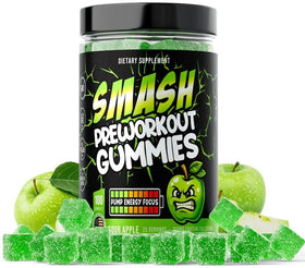 Smash Pre-Workout Gummies, 100ct 25 Servings|Lowcostvitamin.com|Pre-Workout