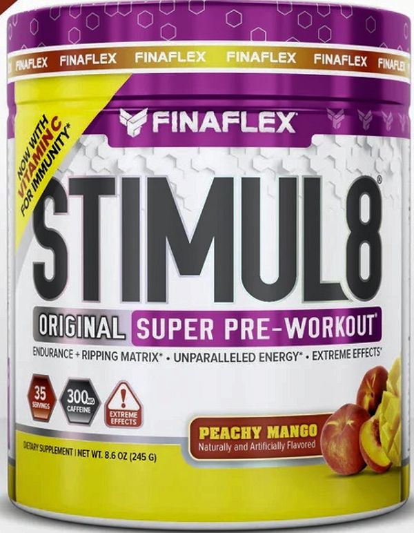 Stimul8 Finaflex Hardcore Pre-Workout orange