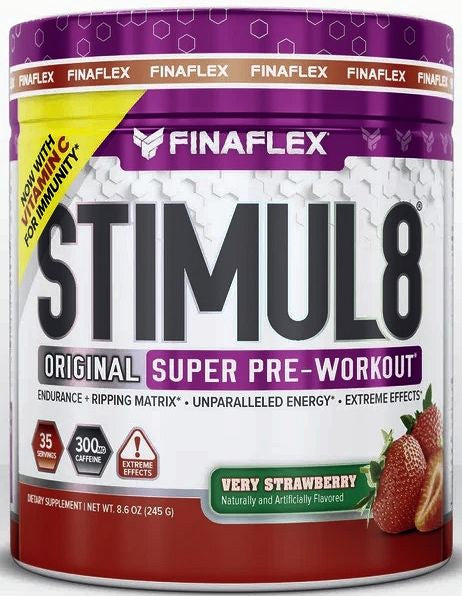 Stimul8 Finaflex Hardcore Pre-Workout strawberry