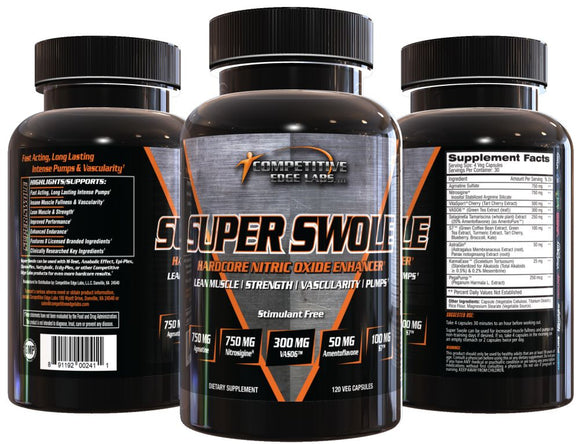 Competitive Edge Labs Super Swole Capsules|Lowcostvitamin.com|Muscle Pumps