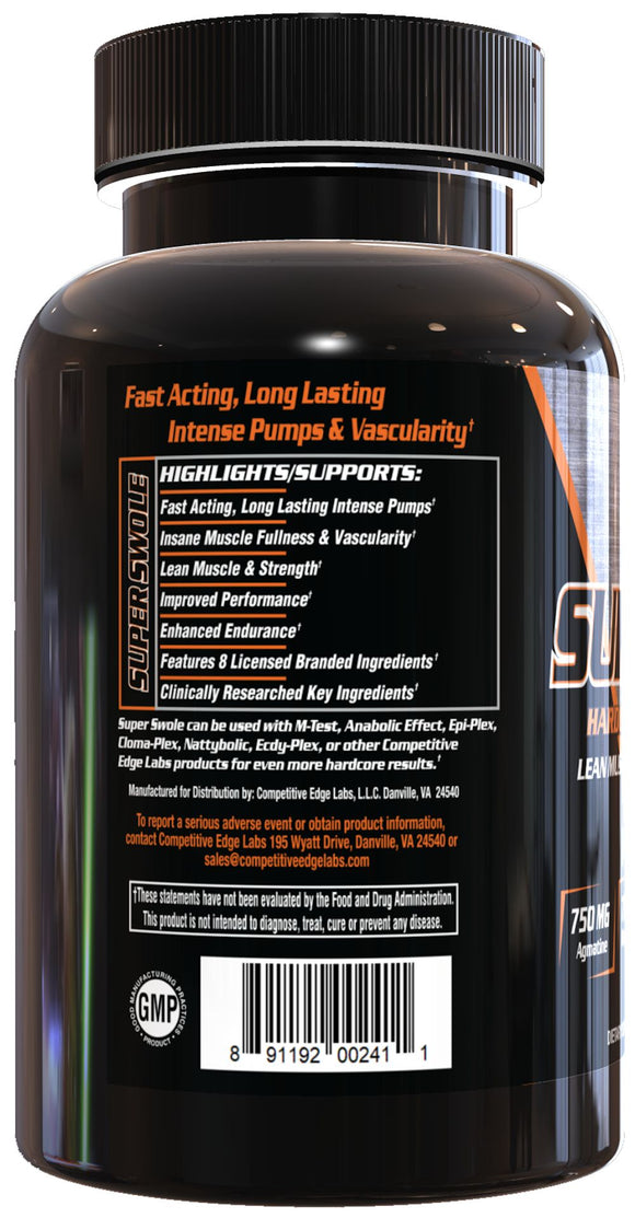 Competitive Edge Labs Super Swole Capsules|Lowcostvitamin.com|Muscle Pumps