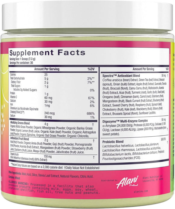 Alani Nu Super Greens|Lowcostvitamin.com|Greens - Superfoods