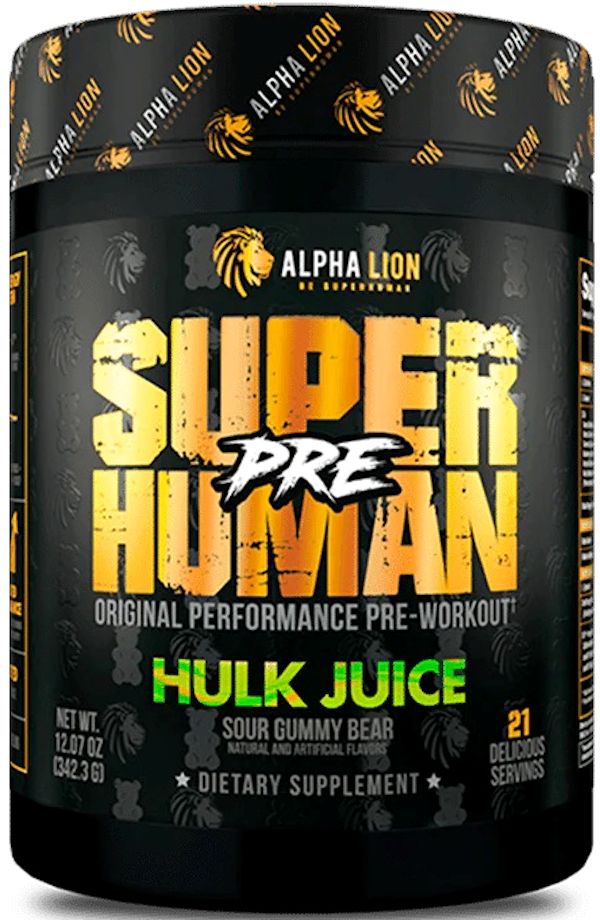 Alpha Lion SuperHuman Pre Performance Pre-Workout 21 Servings vice