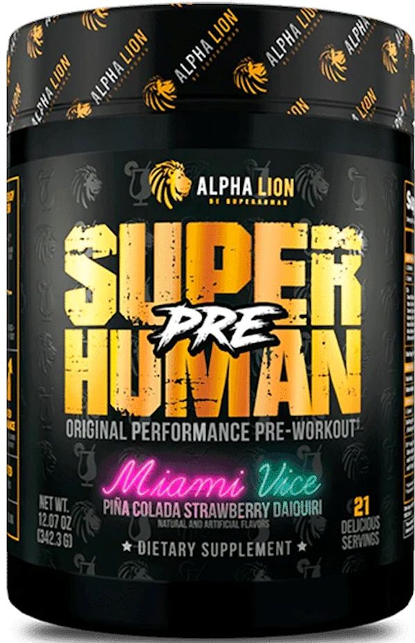 Alpha Lion SuperHuman Pre Performance Pre-Workout 21 Servings lion