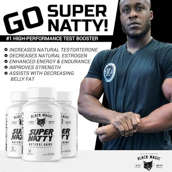 Black Magic Super Natty Natural Gains 120 Capsules|Lowcostvitamin.com|Muscle Growth