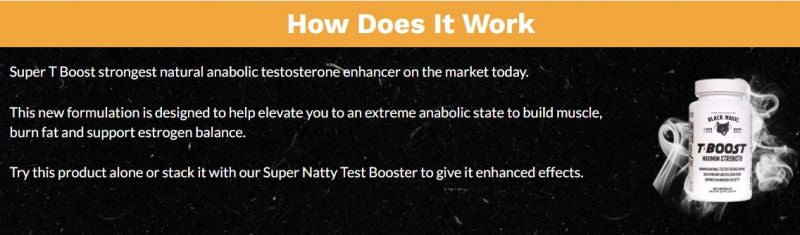 Black Magic Super T Boost 90 Capsules|Lowcostvitamin.com|Test Booster