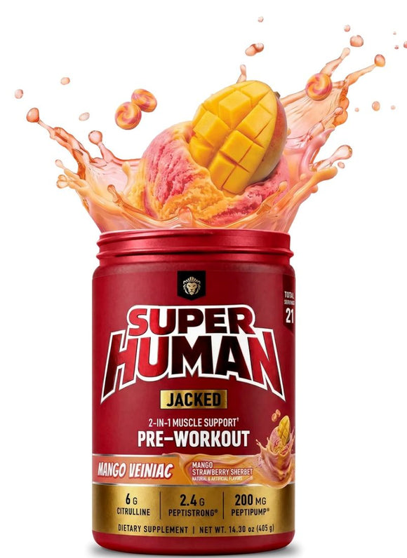 Alpha Lion Superhuman Jacked Pre-Workout - Mango