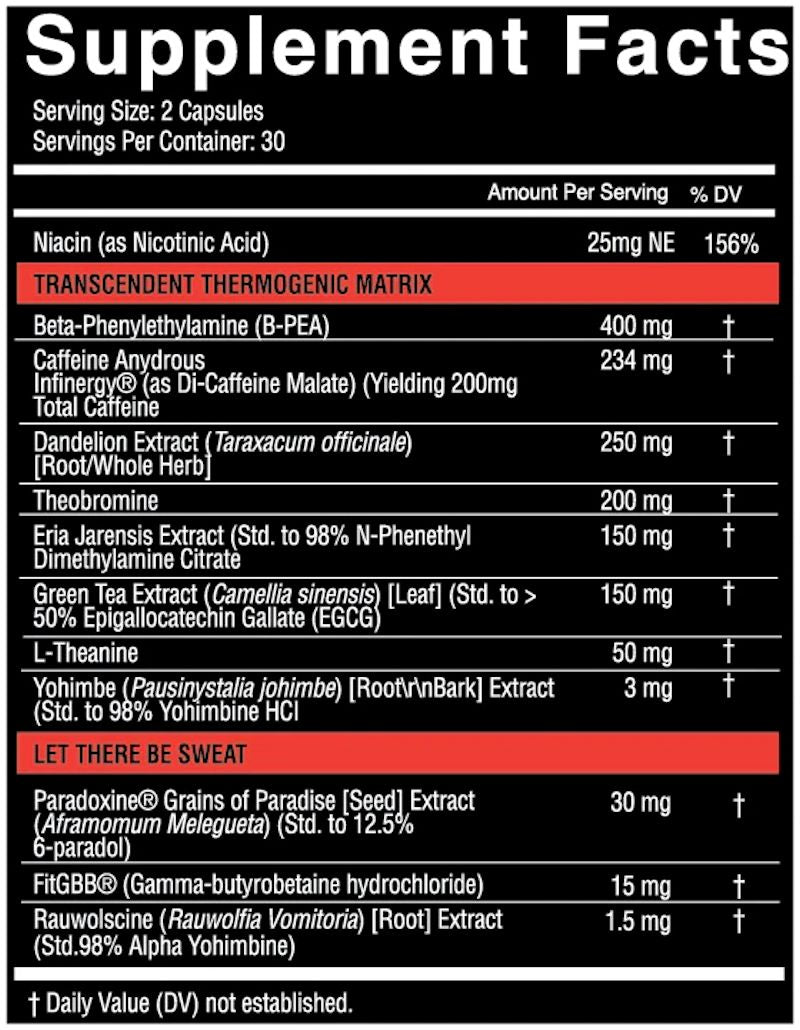 NutriFitt Symbiote Extreme Thermogenic fact|Lowcostvitamin.com