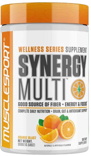 MuscleSport Synergy Multivitamin Powder, Fiber & Antioxidants|Lowcostvitamin.com|Multi Vitamin