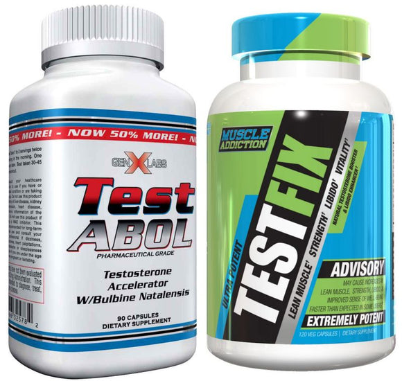 Muscle Addiction Test Fix 120 Veg Capsules