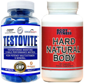 Hi-Tech, Testovite, Multi-Vitamin, Test Booster with FREE Hard Natura Body