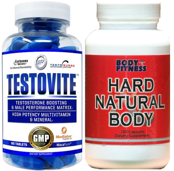 Hi-Tech, Testovite, Multi-Vitamin, Test Booster with FREE Hard Natura Body