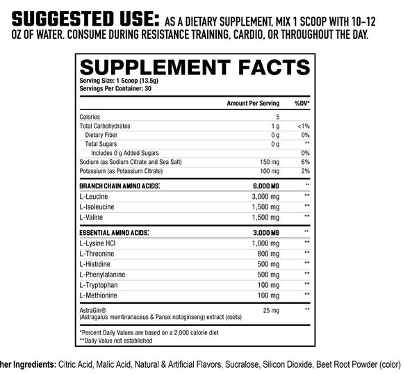 Axe & Sledge The Grind EAA's+ Hydration 30 Servings|Lowcostvitamin.com|BCAA
