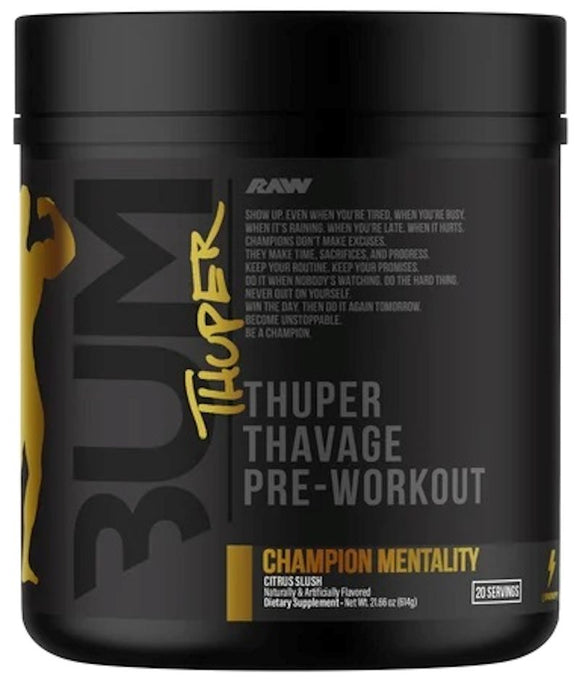 Raw Nutrition BUM Thuper Thavage Pre-Workout|Lowcostvitamin.com|Pre-Workout