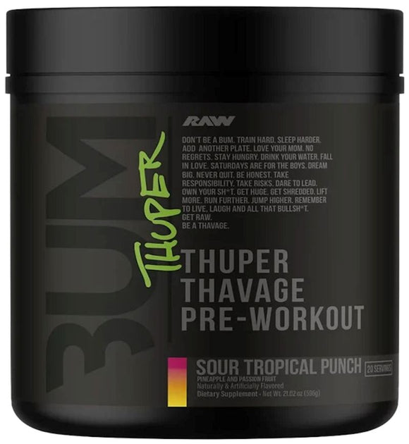 Raw Nutrition BUM Thuper Thavage Pre-Workout|Lowcostvitamin.com|Pre-Workout