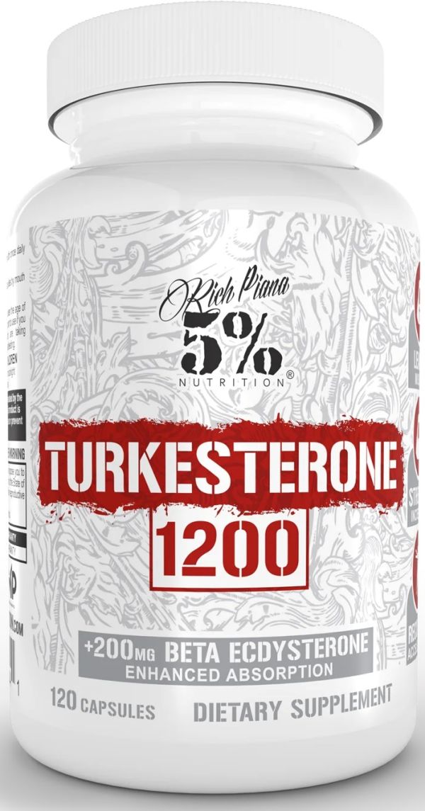 5% Nutrition Turkesterone 1200 test booster