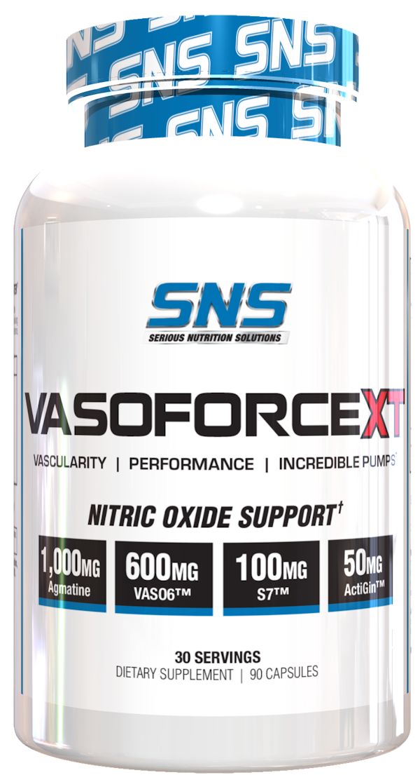 Serious Nutrition Solutions Vasoforce XT Muscle Pumps 90 Capsules