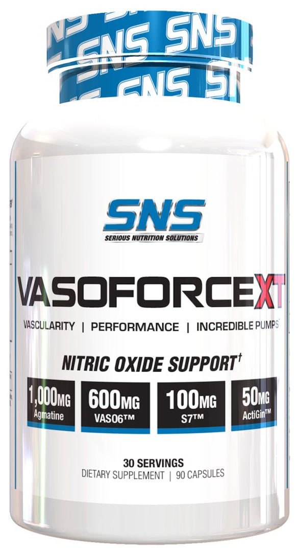 Serious Nutrition Solution SNS Vasoforce XT Muscle Pumps 90 caps|Lowcostvitamin.com|VASO6