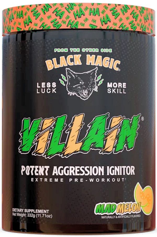 Villain Black Magic pre-workout  pumps
