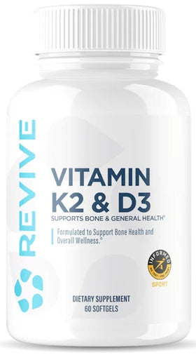 Revive Vitamin K2 & D3 Support Bone Health|Lowcostvitamin.com|Bone Health