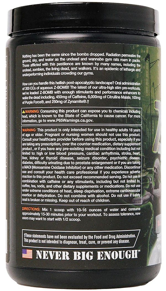 Merica Labz Z-Bomb Pre-Workout|Lowcostvitamin.com|Pre-Workout